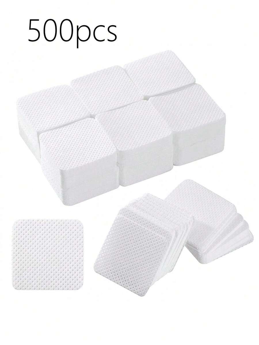 500 almohadillas desmaquillantes sin pelusa para uñas, almohadillas desmaquillantes de esmalte de uñas para extensiones de pestañas, tejido no tejido suave de 500 piezas, almohadillas desmaquillantes de acetona para preparar las uñas y quitar el esmalte de gel, toallitas sin pelusa para el pegamento de uñas y extensiones de pestañas, suministros para uñas, rosa, accesorios de viaje, regalos para mamá, amigos, maestros, cumpleaños, boda, escritorio, estanterías, accesorios, regalo gracioso, estilo y algunas partes se envían al azar