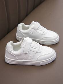 1 Pair Kids Fashion Sneakers, Boys & Girls Indoor/Outdoor Casual Flat Shoes, Toddler Anti-Slip Durable Running Shoes