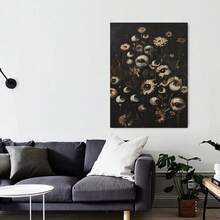 Framed 1PC Room Decor Gothic, Weird, Eye Poster Wall Decoration Art Canvas Print Poster Suitable For Aesthetic Room Decoration, Bedroom Decoration And Bathroom Decoration - Framed - View 3