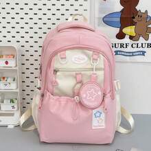 This Is A Must-Have Cute And Lightweight Backpack For Students During The Back-To-School Season. The Original Campus-Style Backpack Can Also Be Used As A Computer Bag, Shoulder Bag, Travel Bag, Sports Bag, University Bag, School And University Business