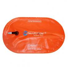1 pieza Flotador inflable de burbuja para nadar, boya de remolque, ideal para nadadores principiantes, estilo aleatorio, artículos esenciales de playa, accesorios de playa, flotador de piscina