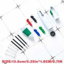 1-80支装定制四色圆珠笔，多色笔，四合一按动式四色圆珠笔，适用于办公、学校用品、学生、礼品、派对赠品 - 彩色 - 查看 2