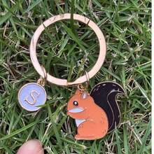 Personalized Squirrel Keychain, Cute Animal Keyring Gift For Boys, Can Be Hung On Wallets, Backpacks, Car Keys, An Ideal Gift For Men - Rust Red - View 4