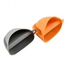 1PC  Silicone Heat Insulation Gloves Oven Microwave Baking Gloves High Temperature Resistant Heat Insulation Gloves Thickened Anti-Scald Gloves