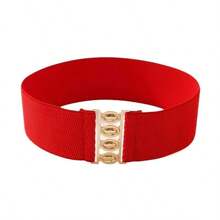 1 pieza/3 piezas Cinturón elástico de moda para vestidos, banda decorativa para la cintura de alta calidad y versátil para damas