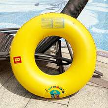 1 件超大加厚游泳圈，防倾覆，初学者游泳圈，男女款，充气水上浮圈 - 彩色 - 查看 16