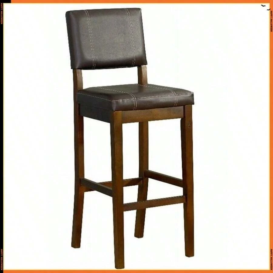 Milano Bar Stool, Dark Brown - Multicolor - View 1