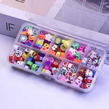 300pcs Polymer Clay Beads Bracelet Making Kit, 24 Patterns Cute Fun Bead Friendship Bracelet Making Set With Letter Beads Jewelry DIY Crafts - Multicolor - View 11