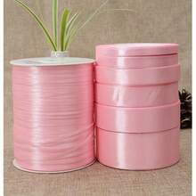 1 Roll 22 Yards Polyester Satin Ribbon, Gift Box, Candy Box, Cake Box, Flower Decor Ribbon (Machine Dyed With Slight Color Difference), Christmas Party Decoration Colored Ribbon, Gift Wrapping Silk Ribbon