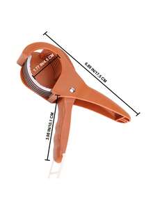 1 件不锈钢手动蔬菜水果切片机 - 多功能厨房手动工具，适用于黄瓜、香蕉、洋葱、沙拉、辣椒，切片快速均匀，可用洗碗机清洗