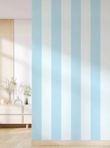 SUPSTICKER 1pc Minimalist Colorful Striped Pattern Wall Sticker, Self-Adhesive Easy To Clean Waterproof Removable And Reusable, Home Decor Wallpaper Applicable To Kitchen, Bathroom, Bedroom, Living Room, Cabinets, Wardrobes, Stairs, Doors And More Scenarios Wall Paper Wall Stickers Room Decor Wall Decor Living Room Decor