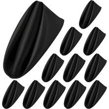 New-2025  12 Piec Satin Napkins Soft Dinner Napkins Square Table Napkins 17 X 17 Inch For Rtaurant Weddings Party Dinner Dration (Black) - Black 17 x 17 inch - View 1