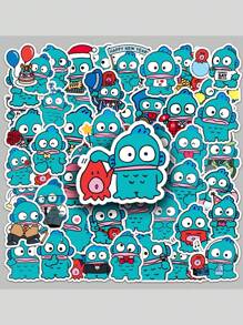 Sanrio 50 piezas Pegatinas de Sanrio con diseño del hombre con maleta de Hanton - Pegatinas creativas resistentes al agua para decorar escúteres, computadoras, tabletas, decoración de fiesta y regalos