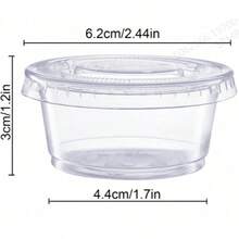 50/30/20/15/10件套装日式厚酱料碟适用于寿司外卖蘸酱小巧实用家用酱料杯防漏