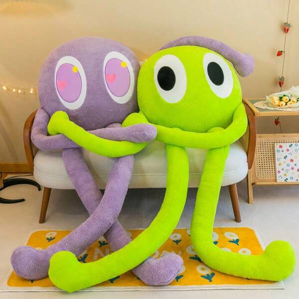 Cute Giant Plush Octopus Stuffed Doll With Long Tentacles - Soft Plush Cushion, Suitable For Home Cartoon Decor, Great As Gift For Kids, Birthday, Theme Party, Easter, And Various Holidays