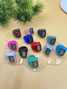 Bague compteur de doigts à LED, options multicolores - Multicolore - Voir 2