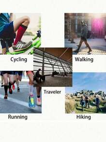 1/2 Pairs Ankle Compression Socks, Breathable Polyester Foot Sleeve For Running, Cycling, And Fitness, Gel Achilles Tendon Guard, Unisex Daily Foot Care Solutions