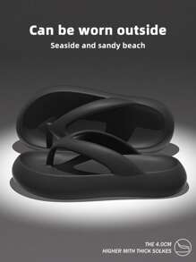 Tongs pour femmes, légères et souples, sandales pour la plage et la douche