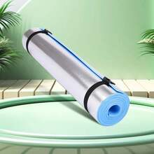 Waterproof Yoga Mat Moisture-Proof Yoga Mat Portable Aluminum Membrane Exercise Mat Multifunction For Camping Picnic - Blue - View 5