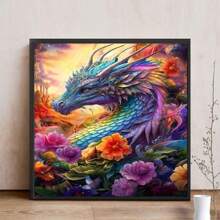 Erwachsenen Drachen Diamant Malerei Set, Anfänger 5D Diamant Kunst Set, Diamant Malerei Geschenk, Wand Dekoration für Zuhause, 30 x 40 cm