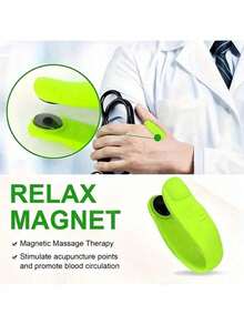 Migraine And Tension Relief Acupressure Point - Thumb Point Massage And Pressure Relief (Slightly Overflowing Glue Due To Production, But Does Not Affect Normal Use) - Green - View 1