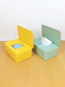 Đồ dùng phòng tắm đa năng: Hộp đựng khăn ướt có nắp & Kệ đựng giấy vệ sinh - Nhiều màu - Xem 6