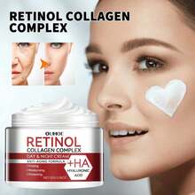 OUHOE Retinol Collagen Complex Day Night Cream 30g - Fade Fine Lines,Moisturizing,Nourishing And Firming Facial  Skin - White - View 9