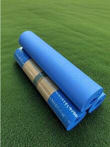 Esterilla de yoga bicolor, parte delantera suave y con rebote, parte trasera antideslizante, esterilla para pilates y fitness, almohadilla para picnic al aire libre, hecha de material TPE, inodora, resistente al desgarro, adecuada para yoga de señoras y entrenamiento en casa - Multicolor - Ver 2