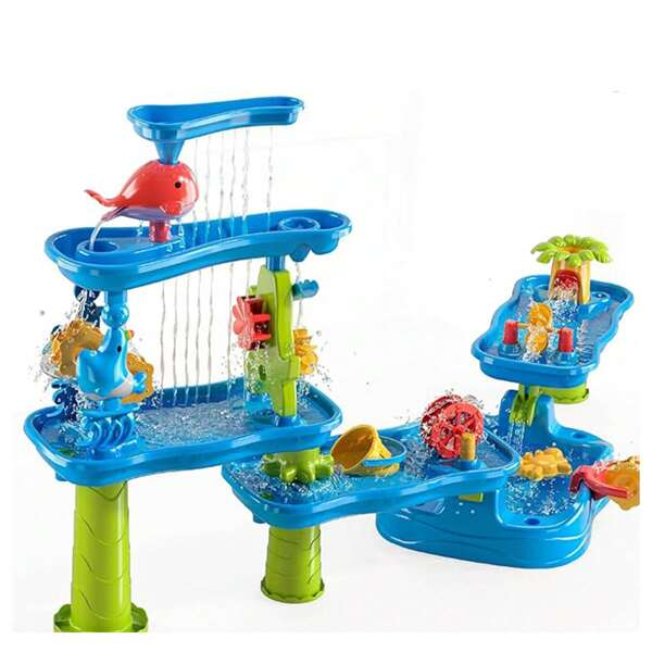 Spieltisch Wassertisch im Freien Spielzeug Kinder Beach Spielzeug Regenschauer Teich Kleinkind Sandwasserspiegel