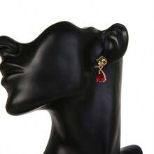 JOJELOO 1 Pair Fashion Colorful Zirconia Stud Earrings, Minimalist & Earrings Design