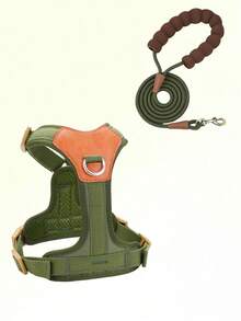 1 pieza Arnés retro para perros, con cinta ajustable y de alta calidad, malla transpirable que hace que su perro se sienta cómodo en todo momento. - Multicolor - Ver 32