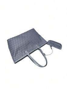 女士时尚新款简约托特包套装，单肩包，大容量手提包，多功能女士手提包，钱包，学生单肩包