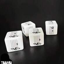 2 件套音乐谱号和音符骰子，有趣的符号学习工具，有助于学习音乐理论 - 五線譜骰子2個裝 - 查看 9