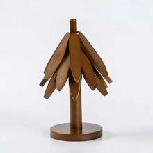 3pcs/5pcs Wooden Triangle Pad Coasters, Tree-Shaped Heat Resistant Table Mat Cup Placemat, Creative Christmas Tree Trivet Decor, Stylish, Multipurpose Decoration