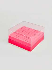 1pc New 100-Slot Beauty Nail Drill Bit Storage Box, Nail Drill Bit Display Stand & Organizer - Multicolor - View 11