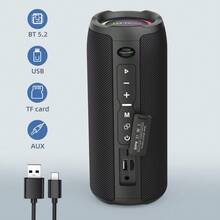 ZEALOT S49PRO 20W 无线音箱，便携式蓝牙音箱，适用于户外，配备 3000mAh 长效电池、RGB 灯光，续航时间长达 8 小时，兼容智能手机/平板电脑/电视，支持 SD 卡/USB/AUX 输入，支持菊花链配对，适用于汽车、户外、露营、海滩、派对等场合。 - 黑色 - 查看 12