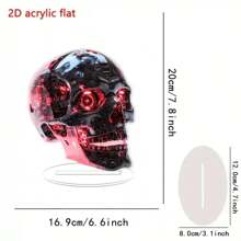 1pcsVampire Carriage, Jack Crow, Skull Head, Halloween Series, Acrylic Desktop Stand, Atmosphere Decoration