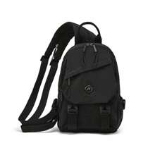 1 pieza Mochila multifuncional de nailon, Bolso de pecho para deportes al aire libre, Mochila ligera y sencilla, Bolso cruzado de hombro casual y de moda