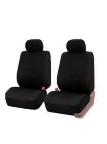 1/2/5 Set All Season Universal Car Seat Cover, Thin Cloth Cushion Pad, Breathable Elastic Mesh Fabric Seat Protector Covers