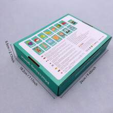 Jogo Educacional de Desenvolvimento Lógico e de Pensamento, Brinquedo com Peças de Madeira em Formato de Animais e Frutas, Combinar, Conectar 4, Memória, Dominó, Xadrez