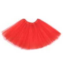 1 pezzo Gonna in tulle a 3 strati con fodera per adulti, costume da ballo natalizio retrò anni '80, gonna tutu gonfia per ragazze per primavera, estate, autunno e inverno