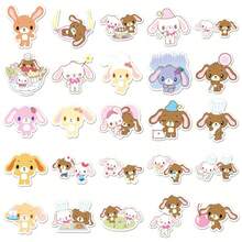 50 件/套 Sanrio Hello Kitty Cinnamoroll My Melody Kuromi 卡通动漫创意涂鸦防水装饰行李箱滑板车 Kitty 猫可爱贴纸（部分零件可能随机）