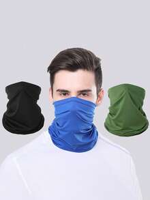 Set de 4 piezas Braga de cuello con estampado de camuflaje - Mascarilla transpirable para deportes y actividades al aire libre - Protección UV para mujeres y hombres - Multicolor - Ver 7