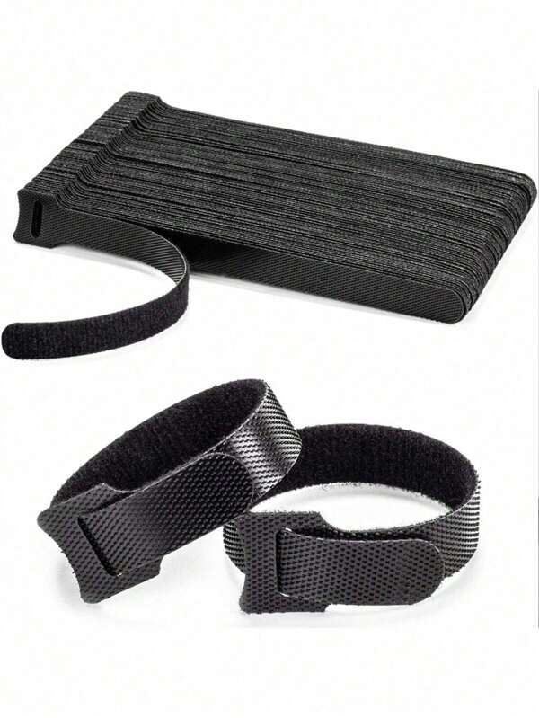 Cable Ties Reusable Fastener Straps, For Home Cable Management & Gardening