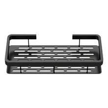 1个防锈淋浴角置物架，带挂钩，壁挂式粘胶淋浴收纳架，浴室储物架，壁挂式悬浮置物架() 浴室配件 浴室工具 - 黑色 - 查看 9