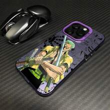 bandai Funda de teléfono con diseño de Luffy de One Piece para 16, 15, 14, 13, 12, 11, Pro Max, X, XR, XS Max, 8, 7 Plus, con acabado mate y dulce