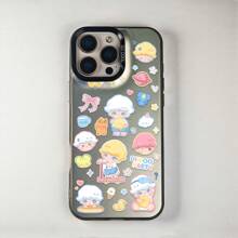 Suitable For IPhone 16/15/14/13/12/11 Pro. Cute Cartoon Character Sticker - Style Collage With "DIMOO PARTY" Motif - Themed Design. Fashionable And Beautiful Protective Case Using PC Material. Ideal Gifts For Family, Friends, Kids, Birthday,Spring, Holiday, Boyfriends, Girlfriends, Valentine's Day.