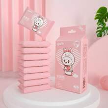 7pcs/Pack Fragrance-Free Sensitive Skin Wet Toilet Paper, Gentle Wet Wipes For Travel, Low Allergen, Unscented