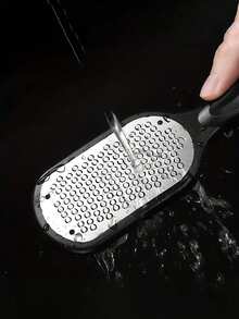 Foot File, Removes Calluses On Heels, Professional Foot Care Stainless Steel Foot File, Suitable For Dry And Wet Use. Foot Scrubber, Removes Dead Skin, Calluses, Scrapes Dead Skin On Soles.