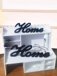 1PCHome Letter Decorative Crafts Are Designed In A Modern Style, Creative And Simple Way. They Are Made Of High-Density Wood-Plastic Composite Panel Materials For Home Decoration, Suitable For Home Use, Party And Party Decoration Gift Box Packaging